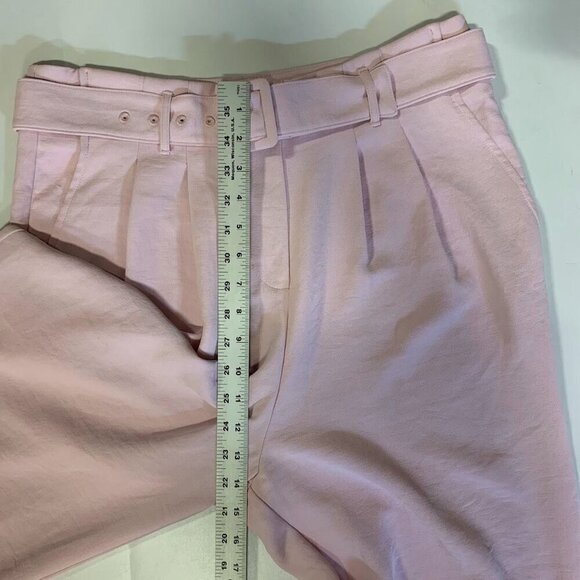 ASTR The Label Women's Pleated WIde Leg Belted Cropped Pants‎ SIze L - Picture 12 of 13